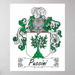 Poster Puccini Family Crest