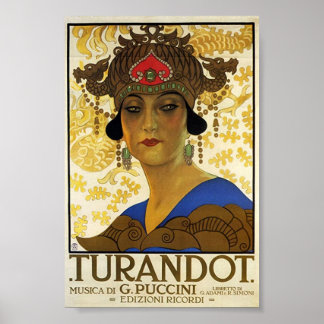 Poster Puccini / Turandot