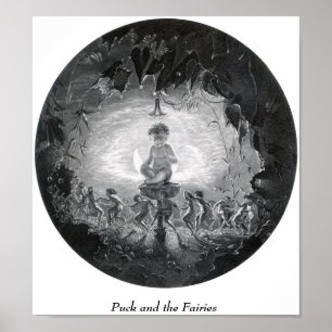 Poster Puck et les fées