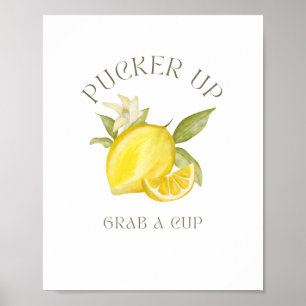 Poster Pucker Up, attrape une coupe S'inscrire à la fête