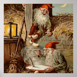 Poster “Pudding In the Barn” by Jenny Nystrom