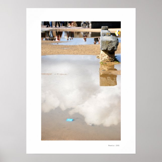 Poster PUDDLES - Saint Malo (Devant)