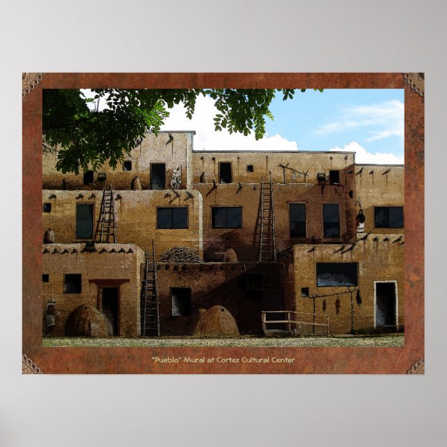 Poster Pueblo (Devant)