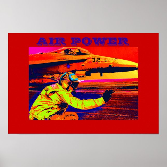 Poster Puissance aérienne (Devant)