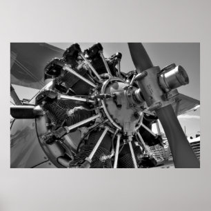 POSTER PUISSANCE AÉRIENNE DU MOTEUR