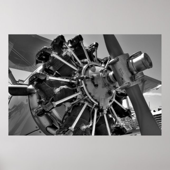 POSTER PUISSANCE AÉRIENNE DU MOTEUR (Devant)