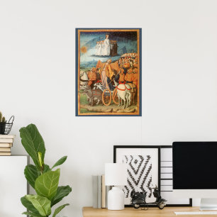 Poster Puissance astronomique céleste vintage des cieux