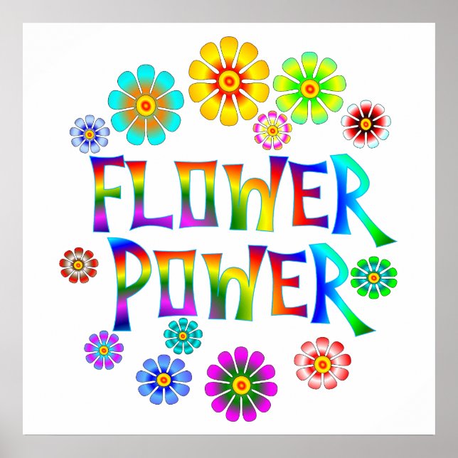 POSTER PUISSANCE DE FLEURS (Devant)