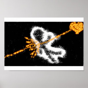 Poster Puissance de l'amour "Fireball Series"