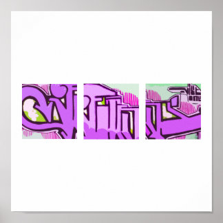 Poster Puissance violette