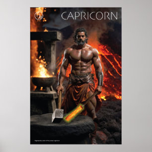 Poster Puissance zodiaque : Capricorne
