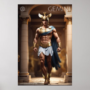 Poster Puissance zodiaque : Gemini