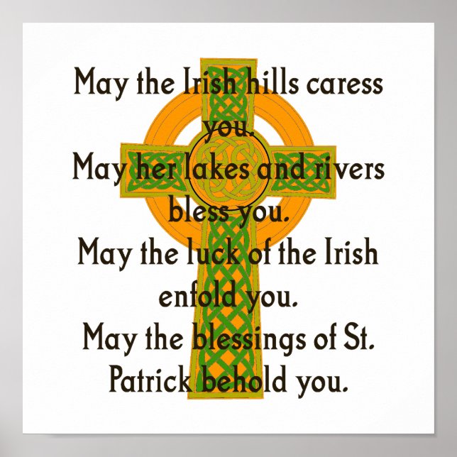 Poster Puisse Irish Hills Vous Caresser - Citation Irland (Devant)