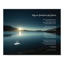 Puisse notre amitié dernière pour toujours