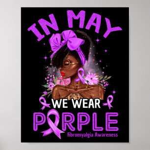 Poster Puissions-nous porter des femmes noires pourpres F