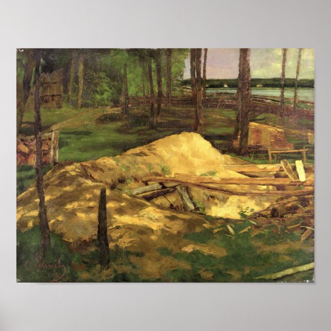 Poster Puits de sciure, 1876 (Devant)