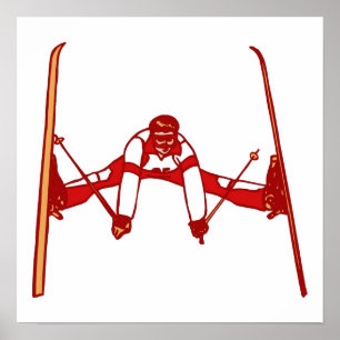 Poster Pullover rouge