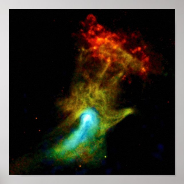 Poster Pulsar B1509 - Main de Dieu X-Ray Nebula NASA Phot (Devant)