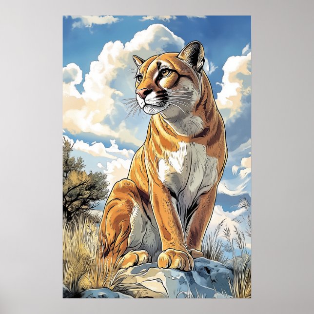 Poster Puma I Cougar (Devant)