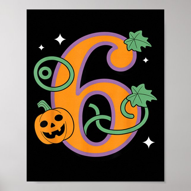 Poster Pumpkin Six Seven 67 Matching 6 Halloween Couple  (Devant)