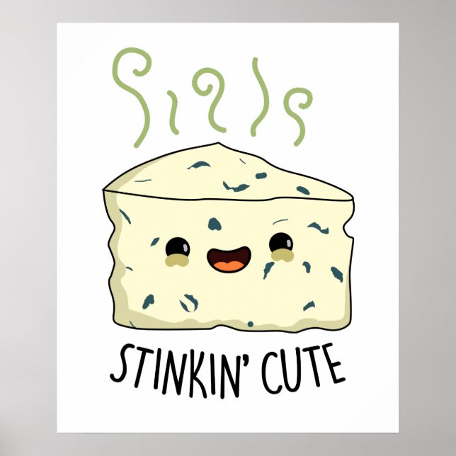 Poster Pun au fromage chou Stinkin (Devant)