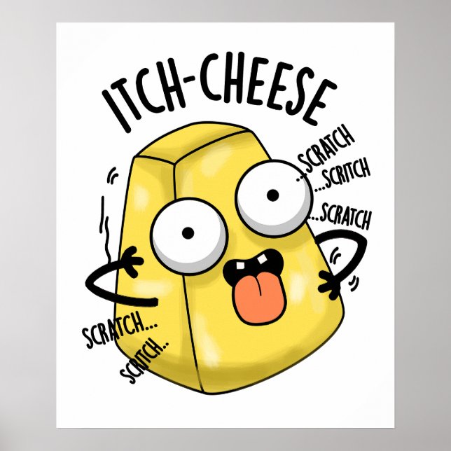 Poster Pun de fromage à la broche (Devant)