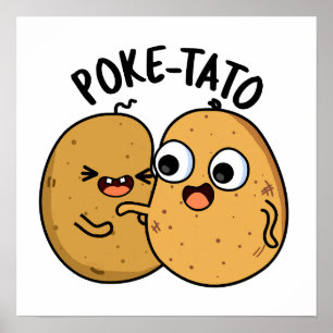 Poster Pun de pomme de terre amusant