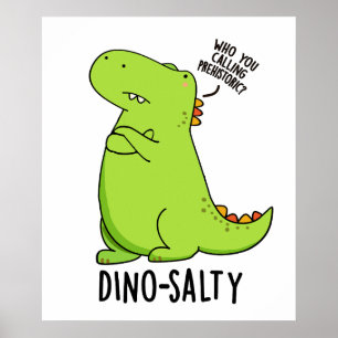 Poster Pun Dino-salé Dinosaure Dinosaure Dinosaure