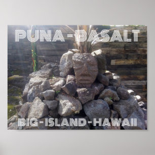 POSTER PUNA BASALT GRANDE ÎLE HAWAII