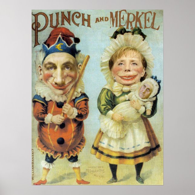 Poster Punch & Merkel (Devant)