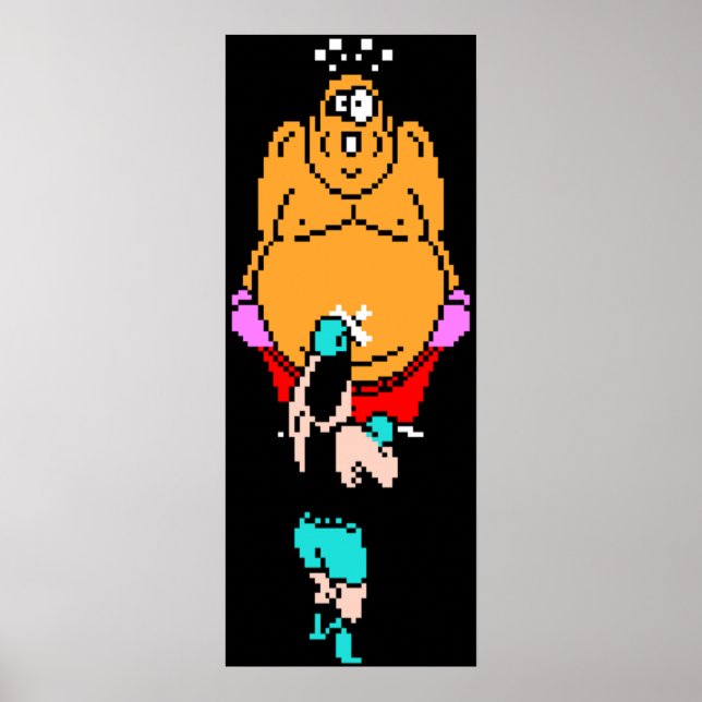 Poster Punch Out King Hippo (Devant)