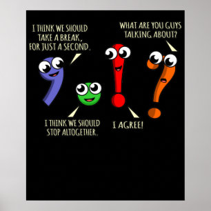 Poster Punctuation Marks English Language Teacher