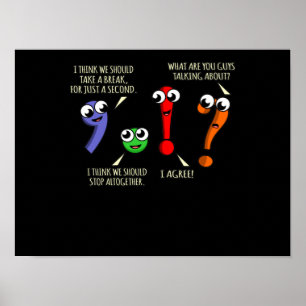Poster Punctuation Marks English Language Teacher