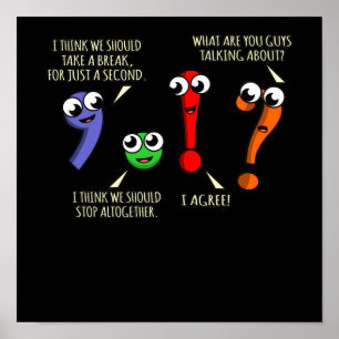 Poster Punctuation Marks English Language Teacher