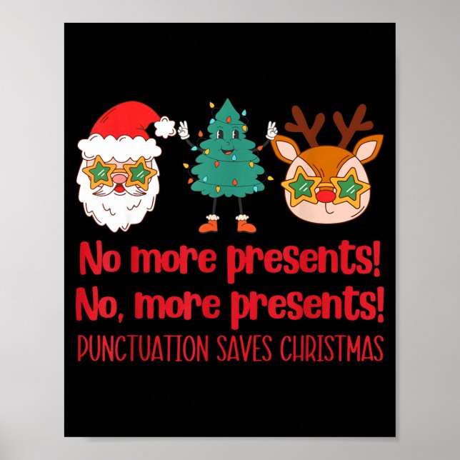 Poster Punctuation Saves Christmas Reading Teacher Ela Gr (Devant)