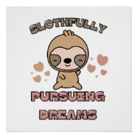 Punition d'animal de paresseux Kawaii
