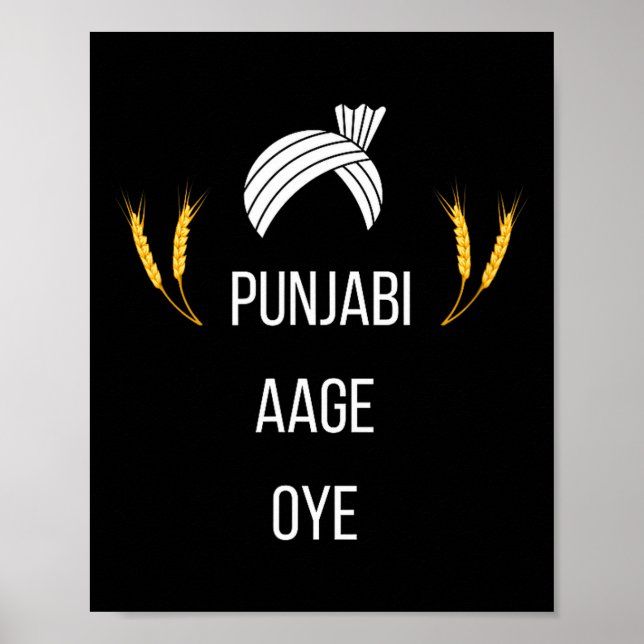 Poster Punjabi Aa Gaye Oye Diljit Dosanjh Lohri Gift Holi (Devant)