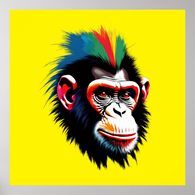 Poster Punk Chimp (Devant)