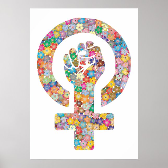 Poster Puño lucha feminista (Devant)