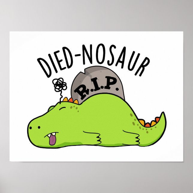 Poster Puns Dinosaures Dinosaures (Devant)