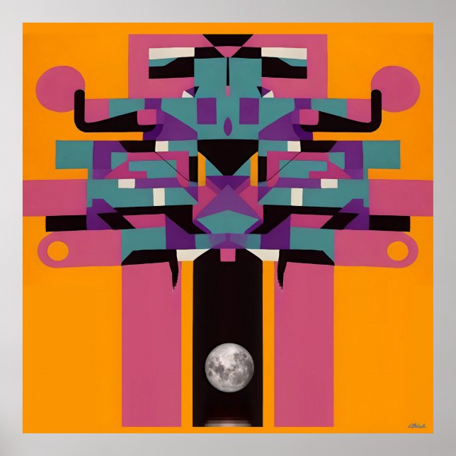 Poster Pure Demure - Ken Gage Surreal Art (Devant)