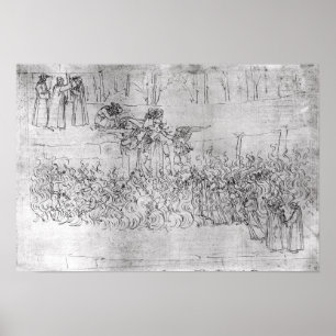 Poster Purgatoire, "de la comédie divine" par Dante