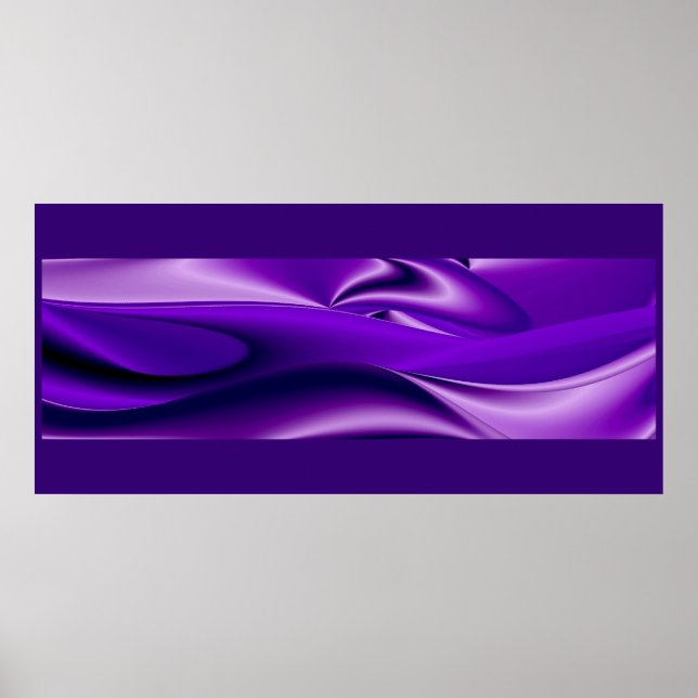 Poster Purple Dreams, Imaginaire Abstrait Rainbow Art (Devant)