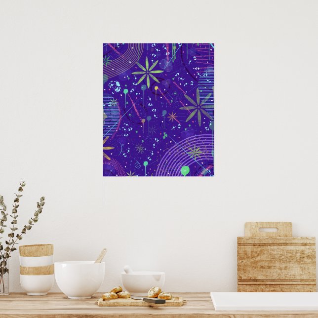 Poster Purple Twilight Party (Cuisine)