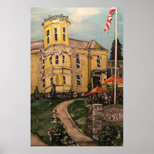 Poster "Put in Bay Winery" de Willowcatdesigns