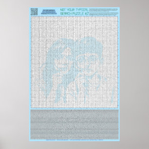 Poster PUZZLE #2 : Noms - Standard