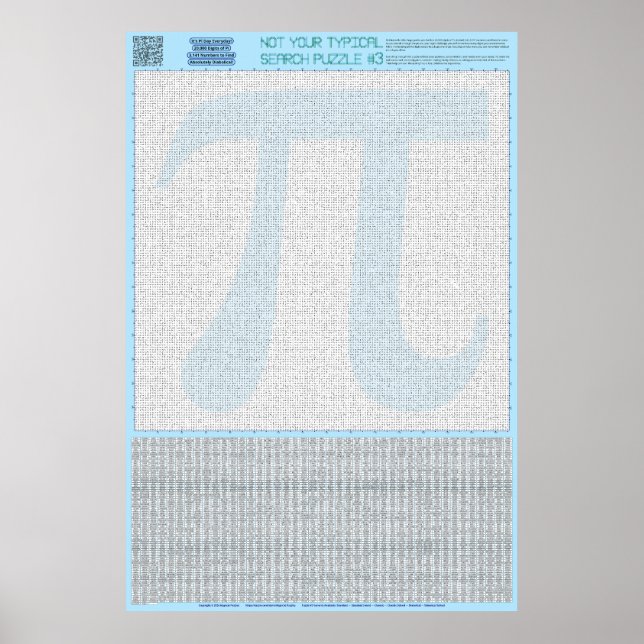 Poster PUZZLE #3 : Jour du Pi - Diabolique (Devant)