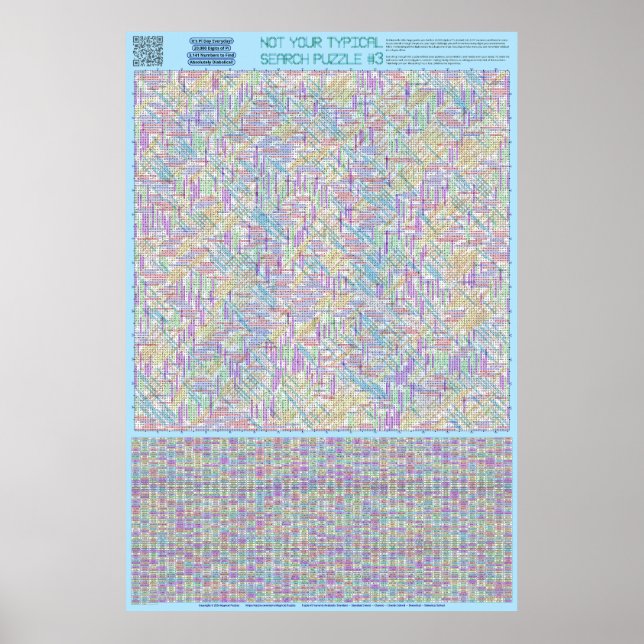 Poster PUZZLE #3 : Jour du Pi - Diabolique résolu (Devant)