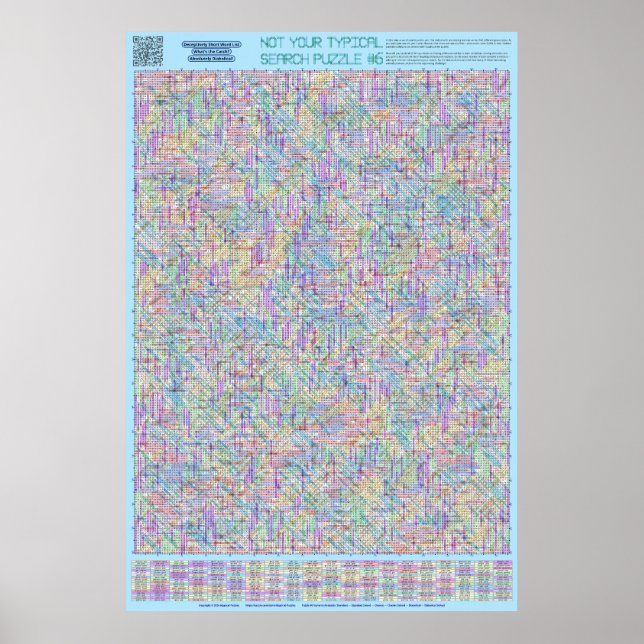 Poster PUZZLE #6 : Groupes d'animaux - Diabolique résolu (Devant)