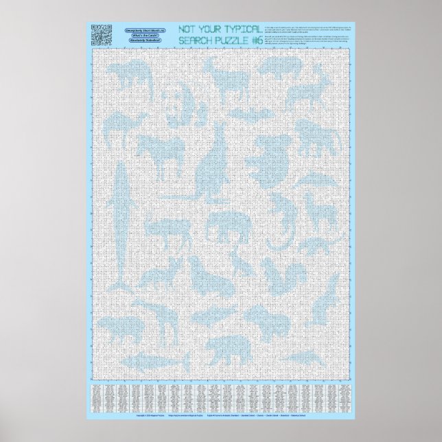 Poster PUZZLE #6 : Groupes d'animaux - Diaboliques (Devant)